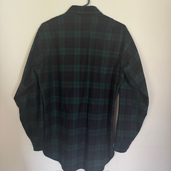 Pendleton Vintage Men's Virgin Wool Plaid Lodge Shirt Size Medium - Picture 2 of 5